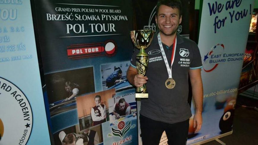 Grand Prix Polski w bilardzie 2018 Sebastian Batkowski zwycięża w  Gdańsku!